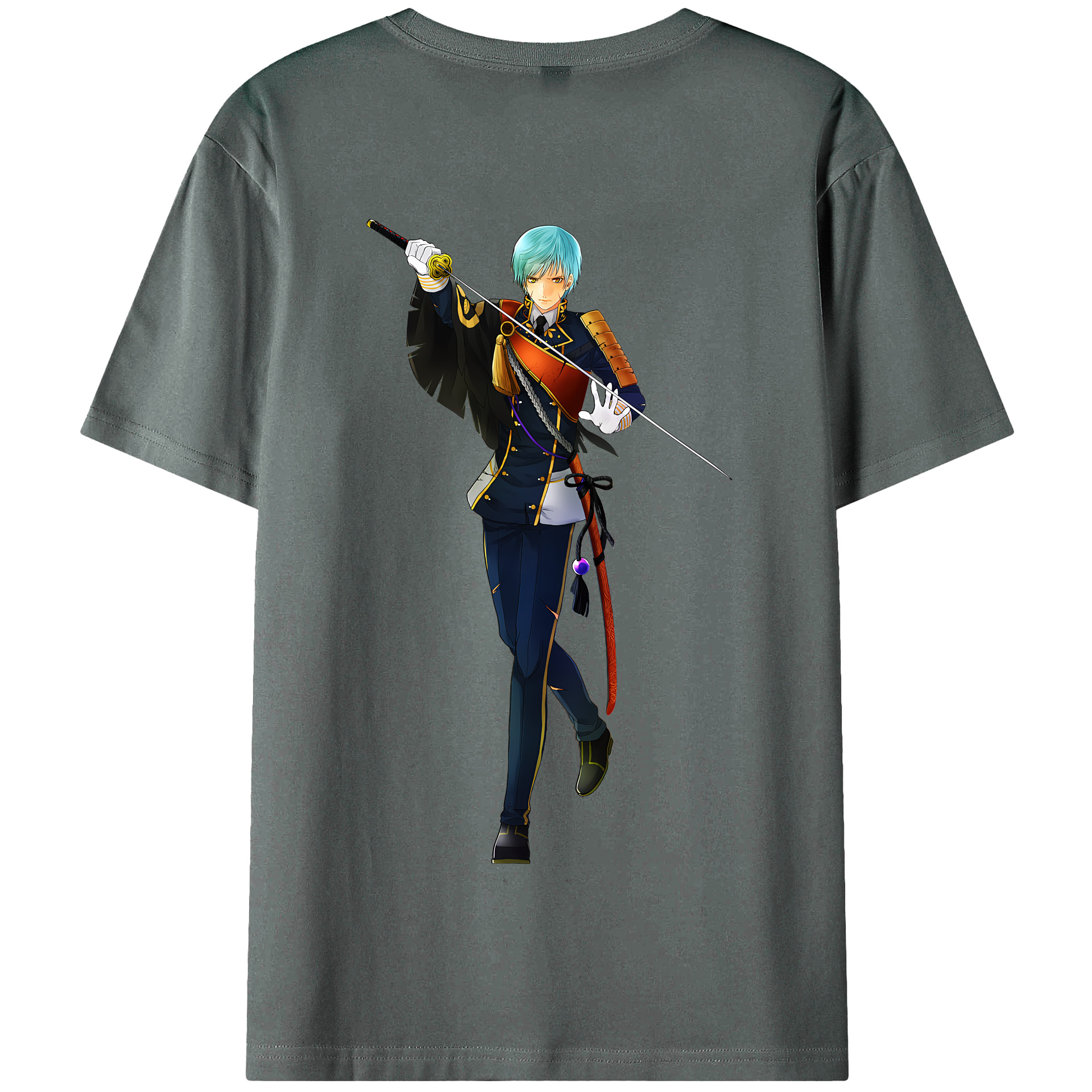 （画像用） 刀剣乱舞 Touken Ranbu 綿100％半袖Tシャツ（背面プリント）